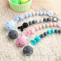 Silicone Pacifier Clip Soother Chain Chewable Exercise Teeth